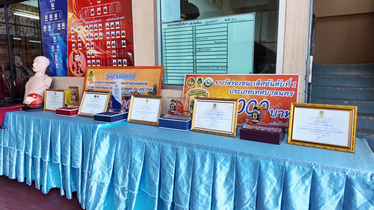 เทศบาลนครอ้อมน้อย ต้อนรับคณะศึกษาดูงาน "โครงการฝึกอบรมหลักสูตรนักป้องกันและบรรเทาสาธารณภัย รุ่นที่ 15” จากสถาบันพัฒนาบุคลากรท้องถิ่น จำนวน 70 คน ณ ศูนย์ป้องกันและบรรเทาสาธารณภัย (ด่านช่าง)