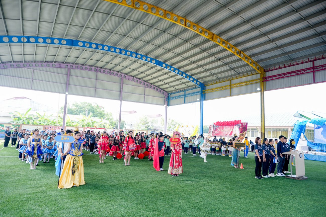 เทศบาลนครอ้อมน้อย เปิด "โครงการส่งเสริมพัฒนาผู้เรียนด้านกีฬาภายในสถานศึกษา (Omnoi 3 Game)" ณ โรงเรียนอนุบาลเทศบาลอ้อมน้อย 3