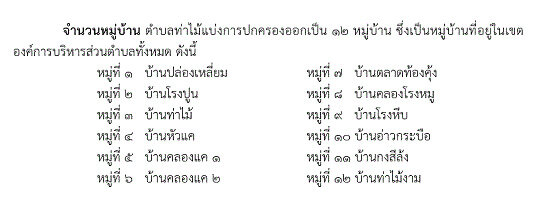 ข้อมูลหมู่บ้าน